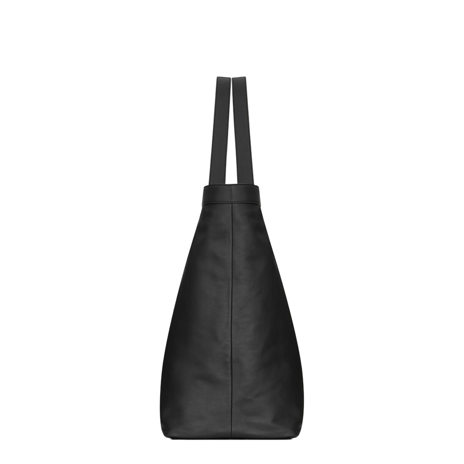 Y Maxi Tote in Grained Leather
