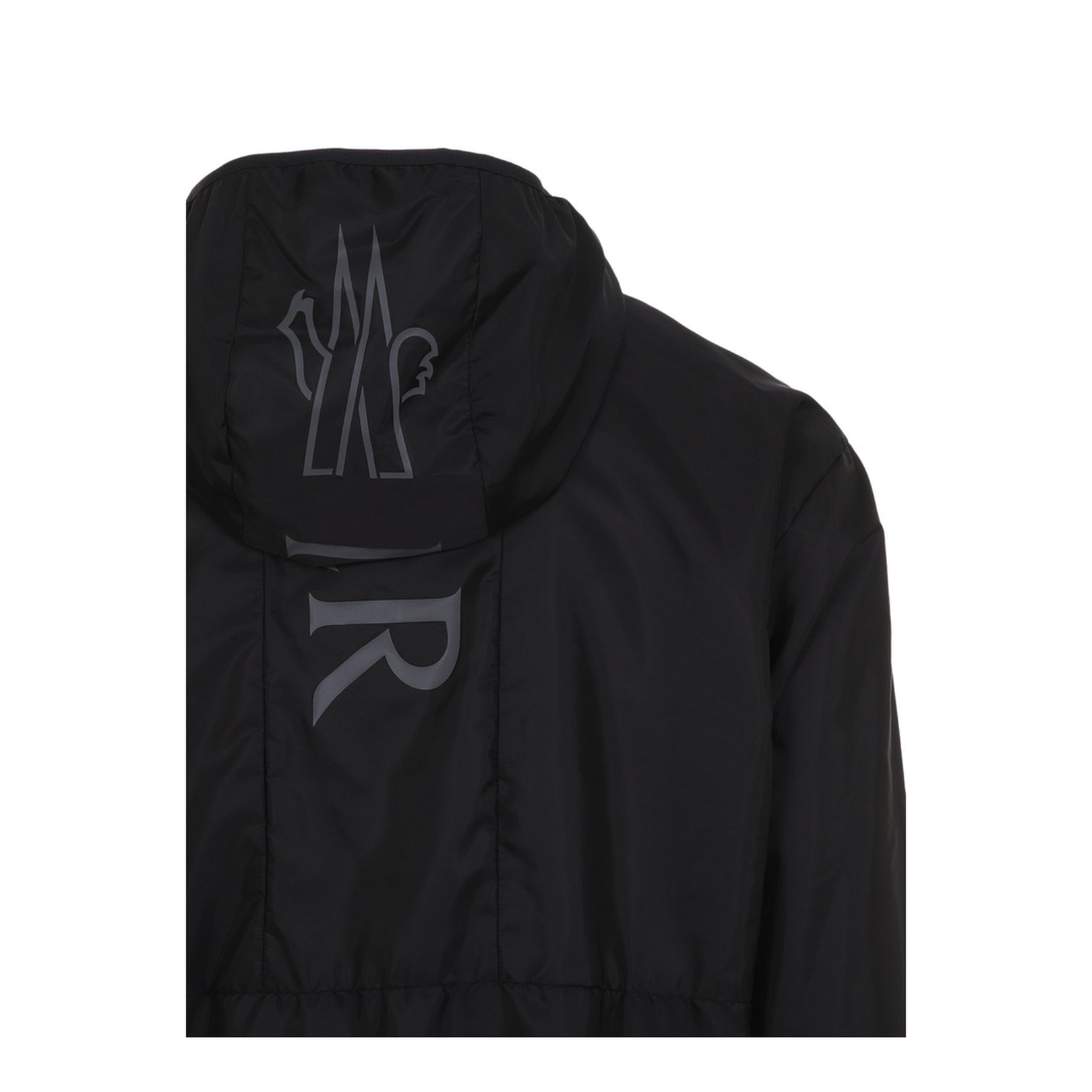 Black Granier Hooded Windbreaker