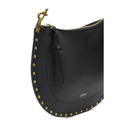 MAYFEYR - Isabel Marant - Oskan Soft Zip Medium Shoulder Bag - 25ABF0066FAC3C22M01BK