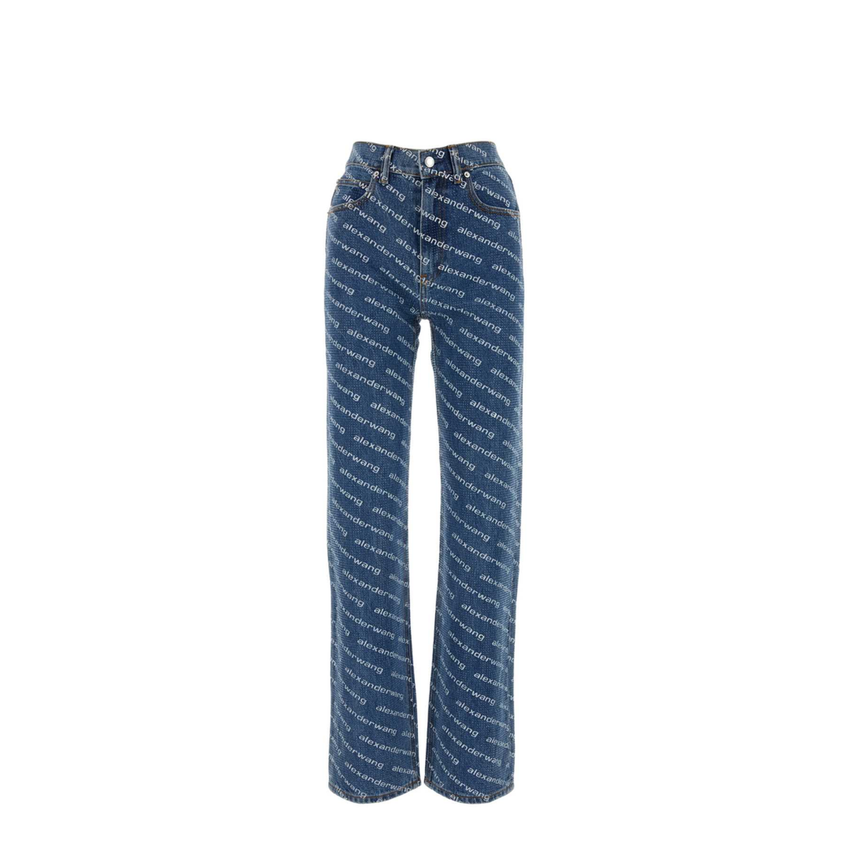 MAYFEYR - Alexander Wang - Printed Denim Jeans - 4DC3244453460