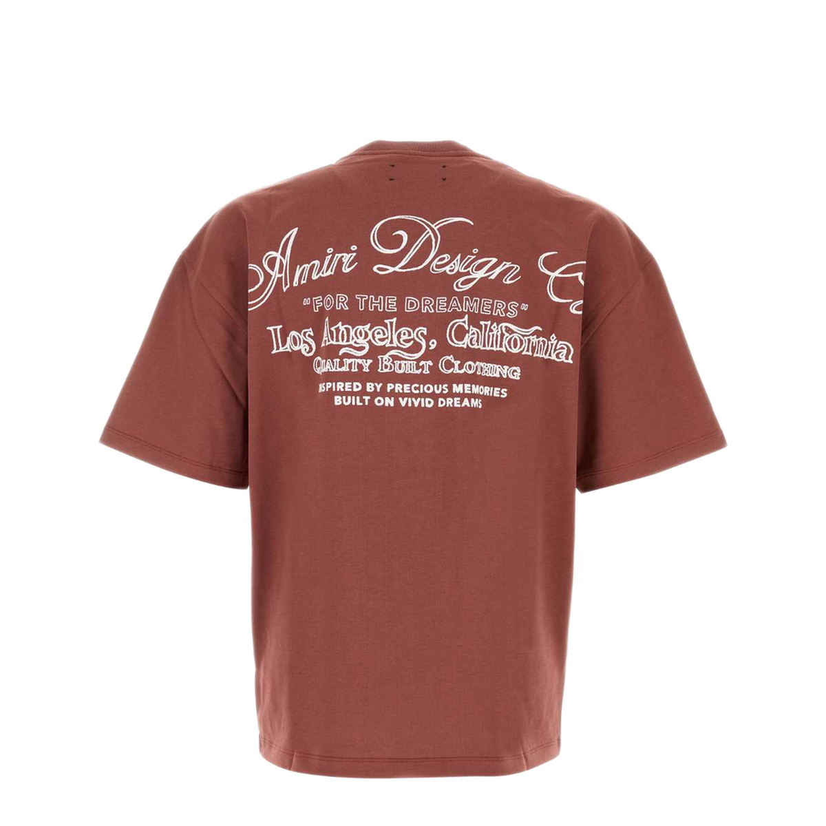 MAYFEYR - Amiri - Dreamers Chain Stitch Os Tee - AM426JR003BRICK