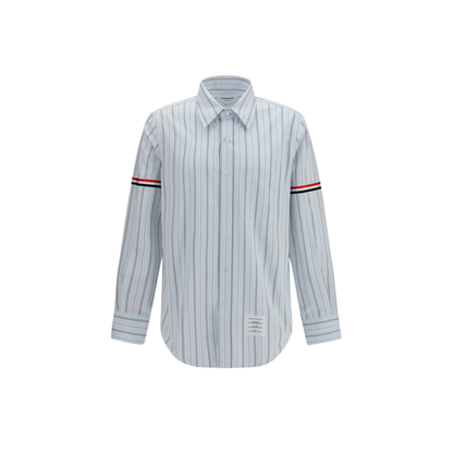 MAYFEYR - Thom Browne - Fine Striped Grosgrain Poplin Shirt - MWL301OF1223035