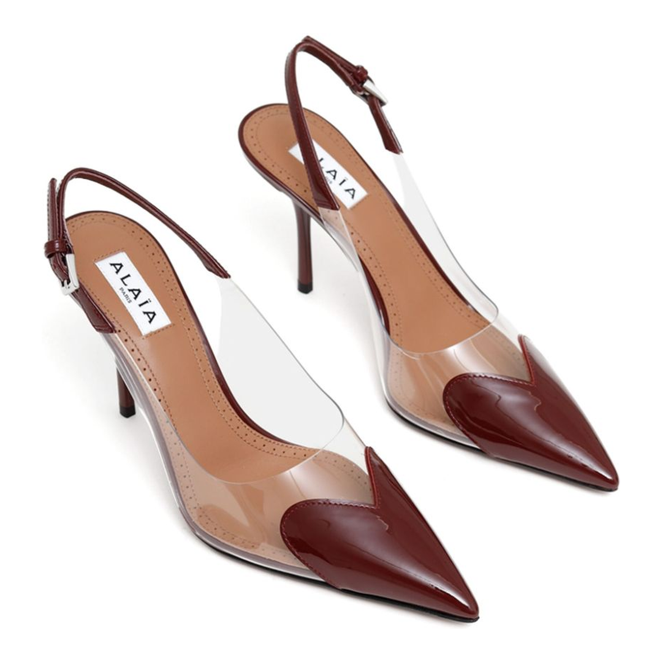 With Heel Bordeaux