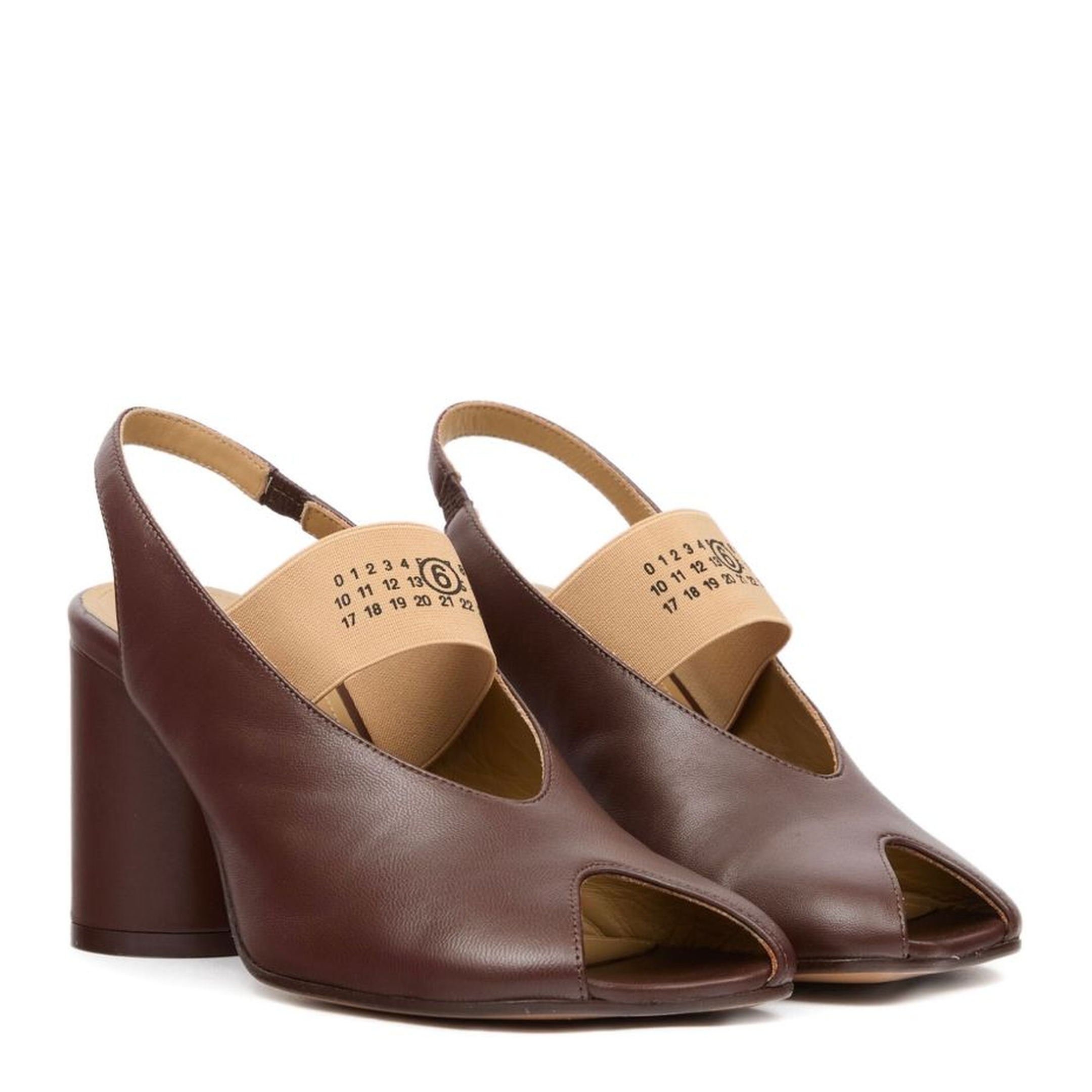 MAYFEYR - Mm6 Maison Margiela - Sandals Brown - S59WP0213P3628T2259
