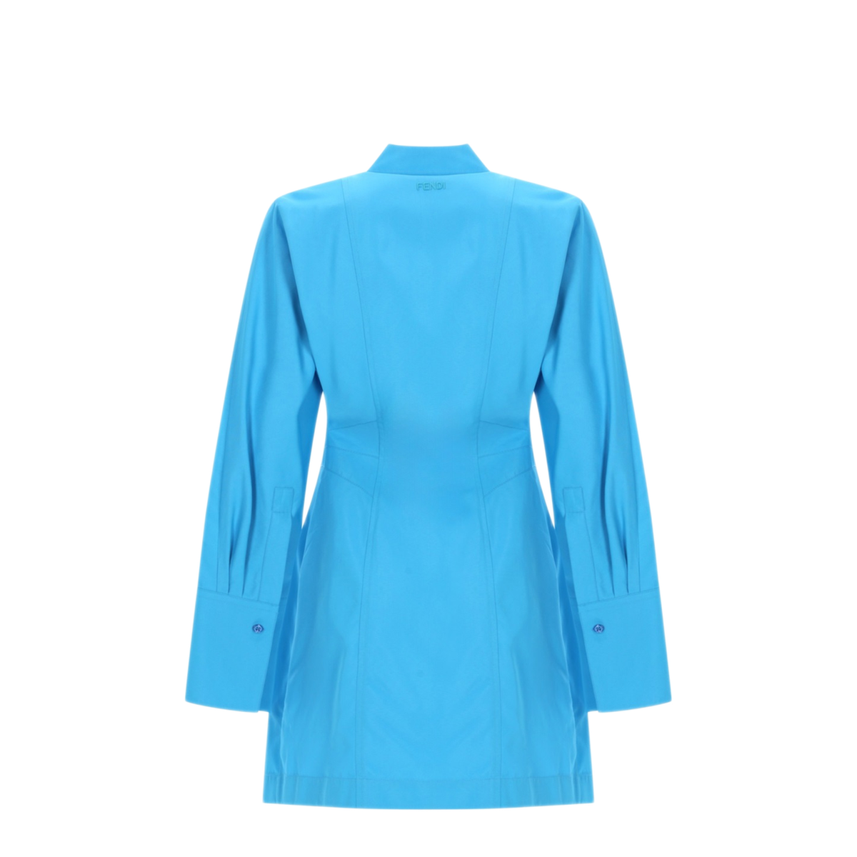 Light Blue Technical Viscose Dress