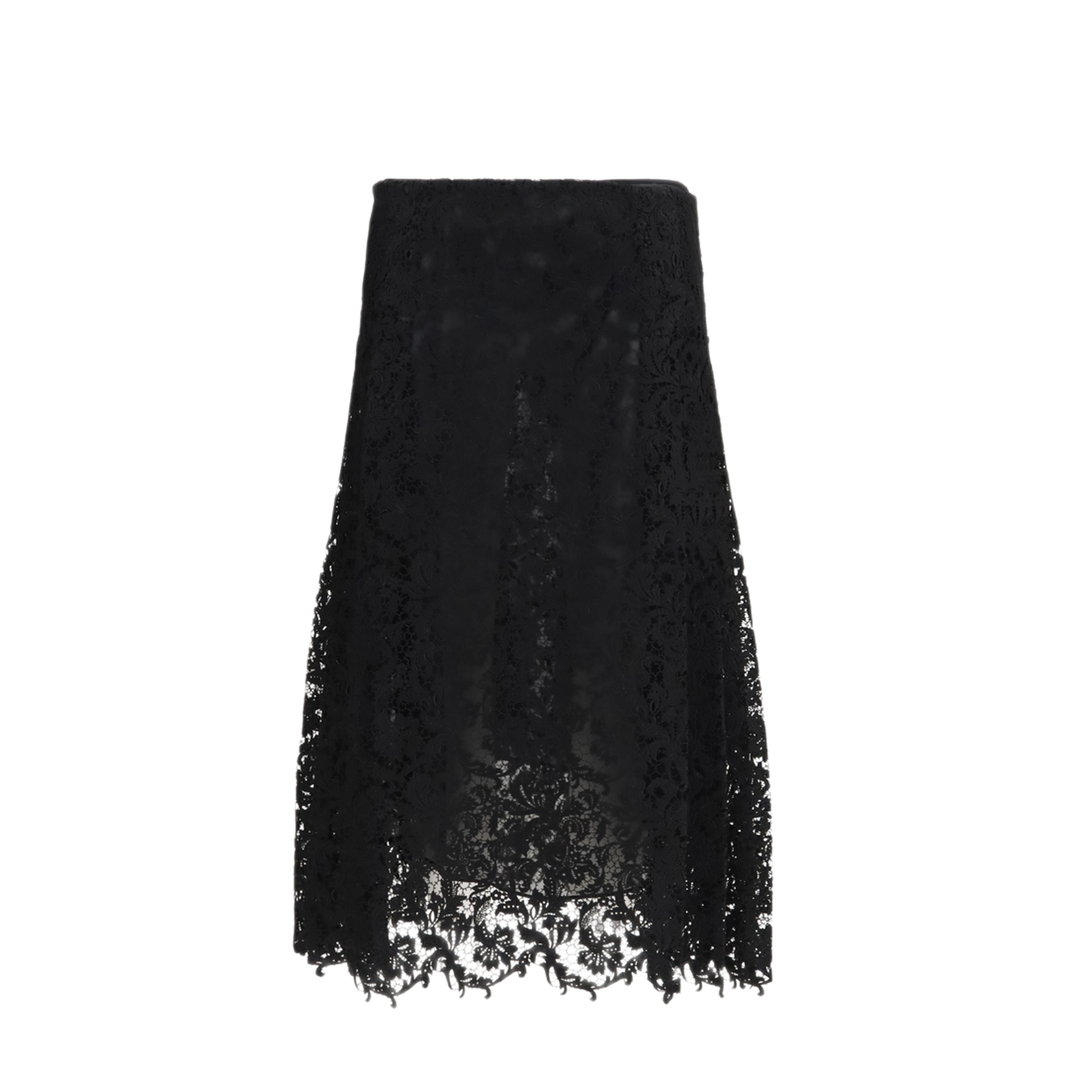 MAYFEYR - Fendi - Flared Midi Skirt In Macram Lace - FQ7762B1U2