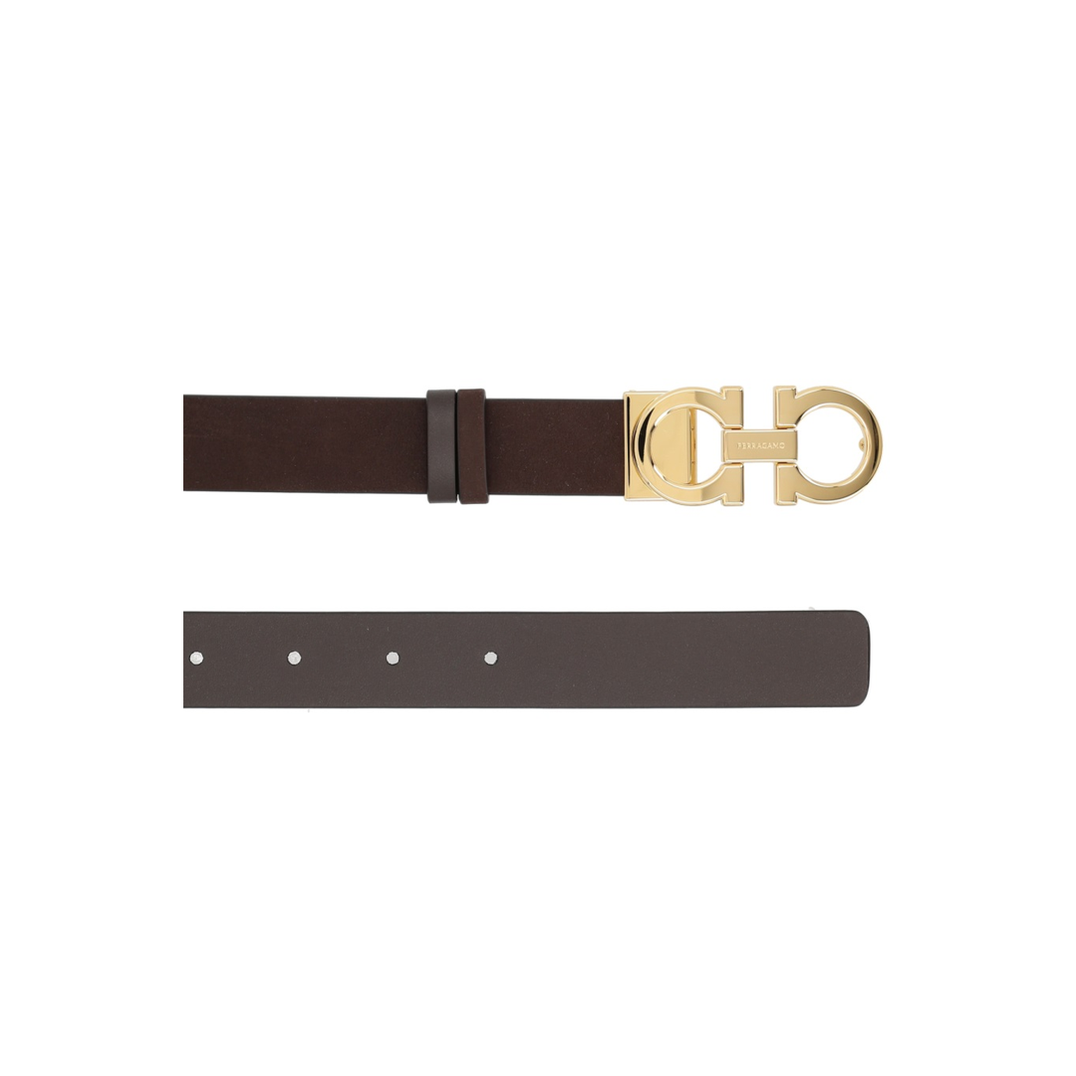 MAYFEYR - Ferragamo - Reversible Hooks Belt - 78999023A567133