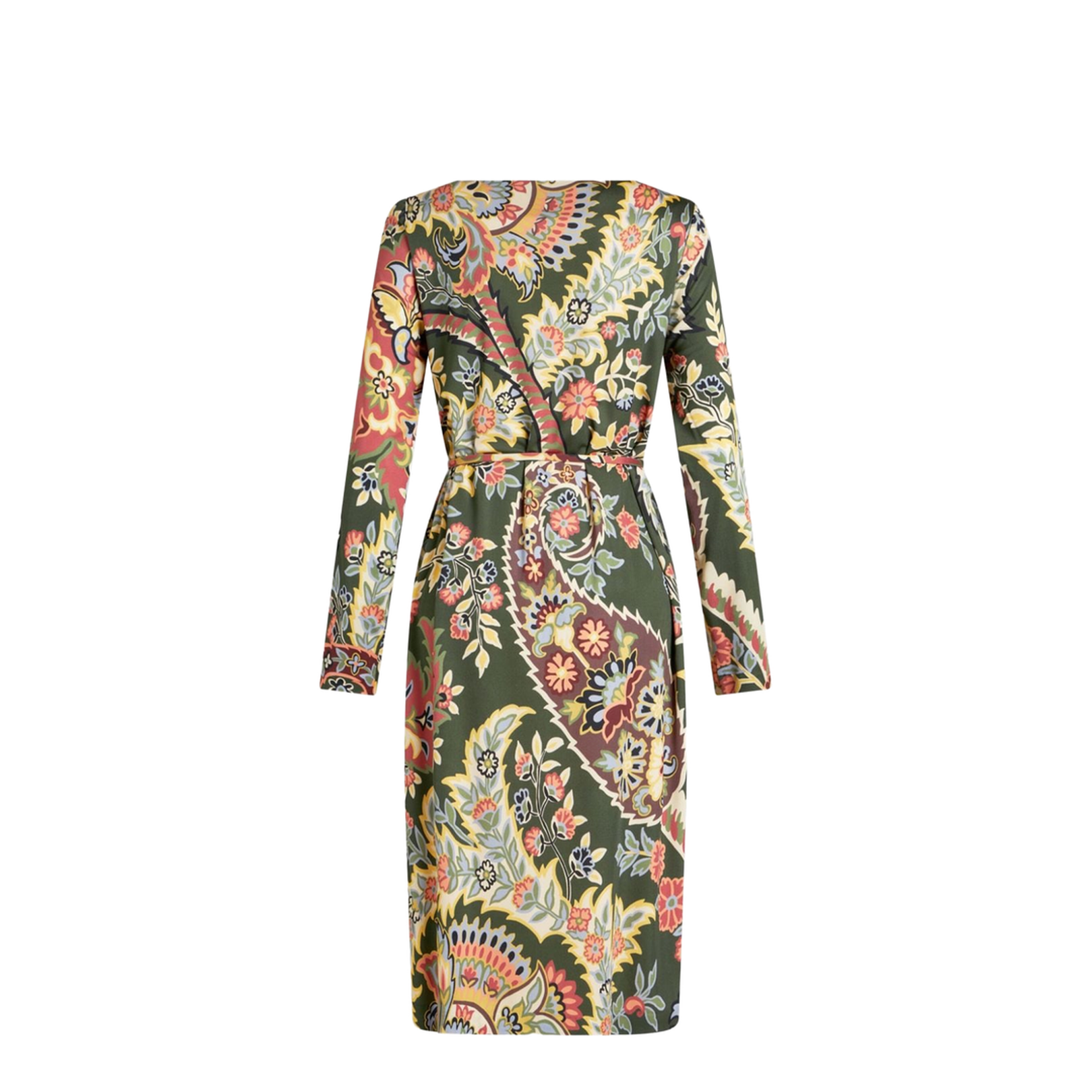 Abstract Pattern Midi Dress