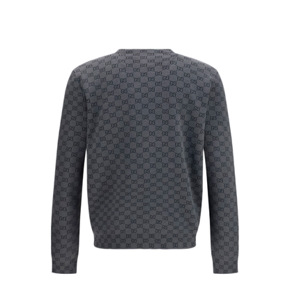 MAYFEYR - Gucci - Silk And Wool Gg Print Cardigan - A0027KXKFMB1044
