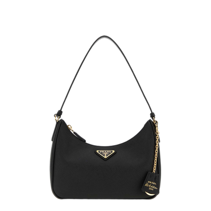 MAYFEYR - Prada - Black Leather Re-Edition 2005 Shoulder Bag - 1N204TNZVF0632