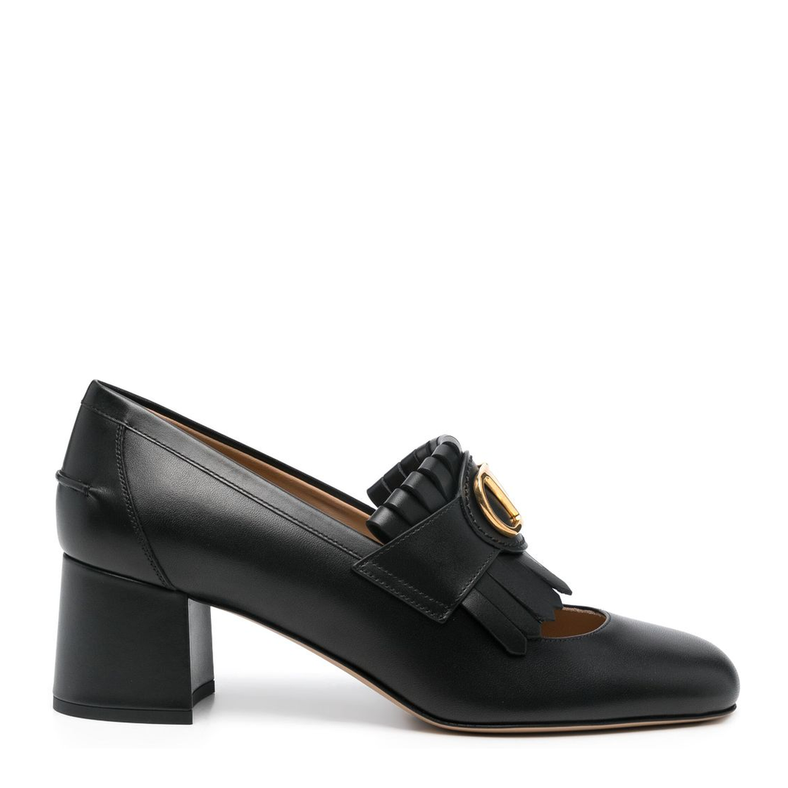 Black Leather Loafers