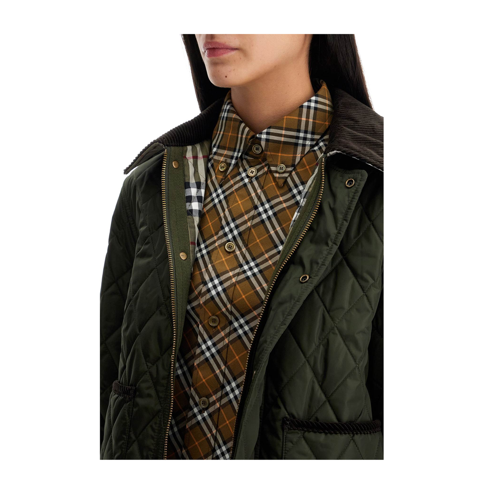 Cropped Quilted Jacket