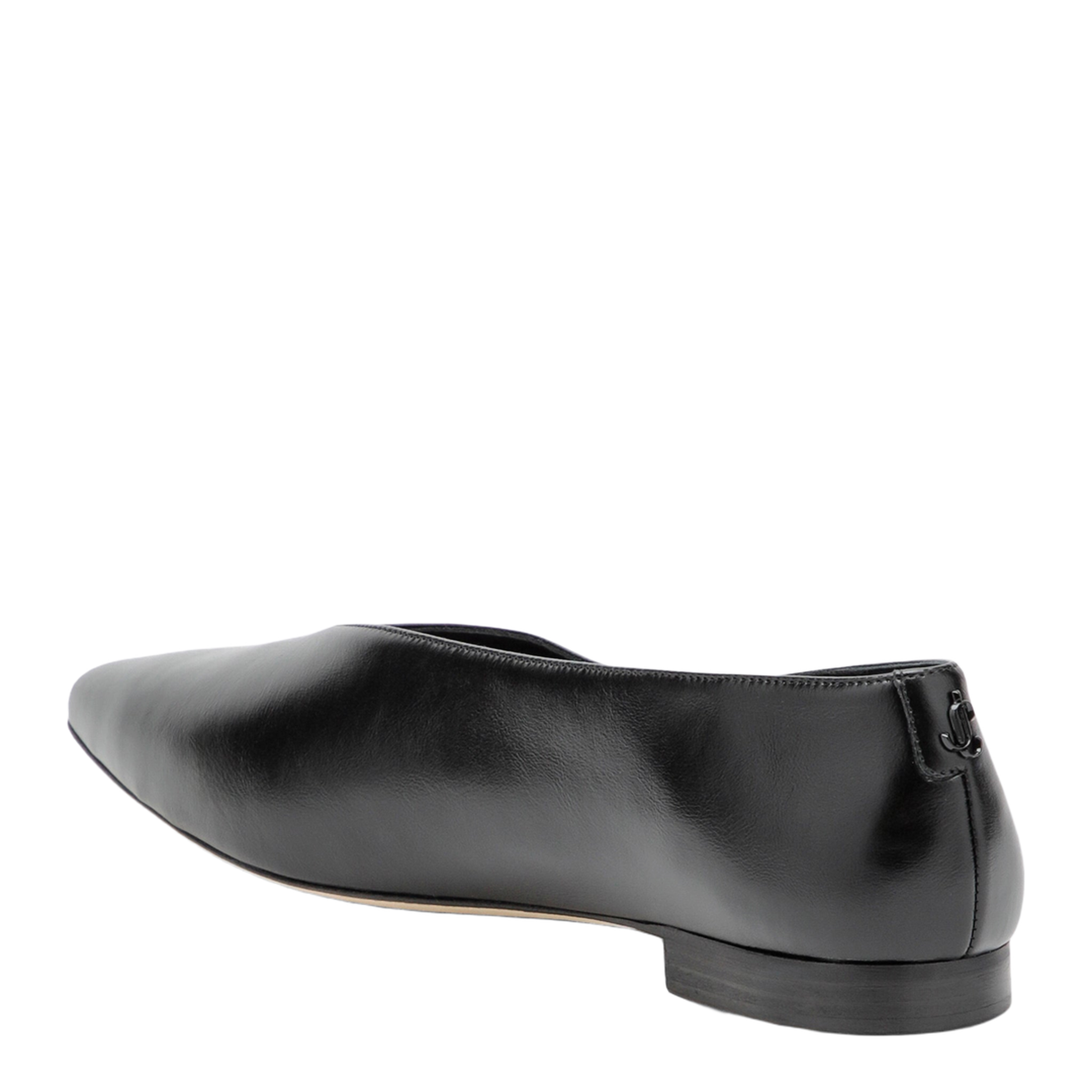 MAYFEYR - Jimmy Choo - Ballet Flats In Black Leather - MARGOTFLATGUV010003