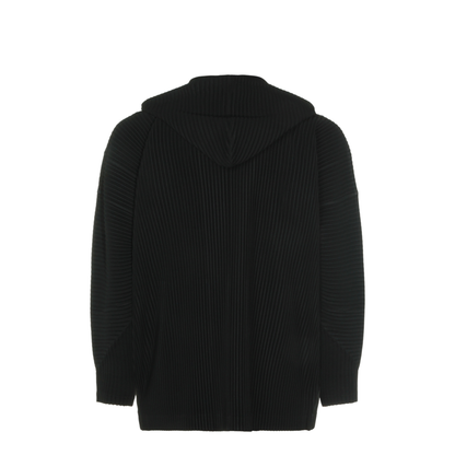 Pleated Sweatshirt with Buttons