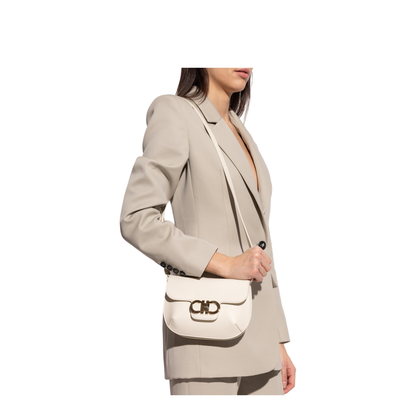 Leather shoulder bag