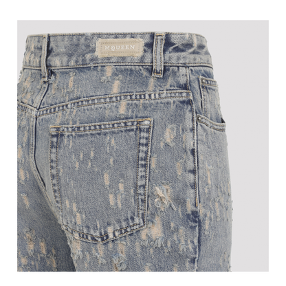 MAYFEYR - Alexander Mcqueen - Distressed Flared Jeans - A0002RQZAR2