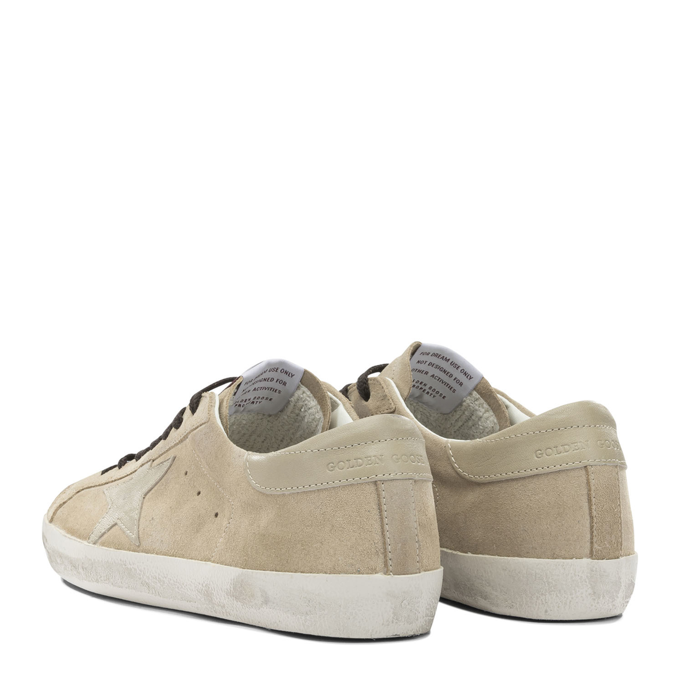 Super Star Suede Upper Nappa Star and Heel with Metal Lettering