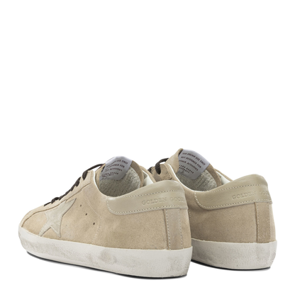 Super Star Suede Upper Nappa Star and Heel with Metal Lettering