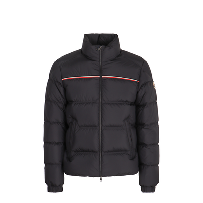Navy Blue Bouvaque Short Down Jacket