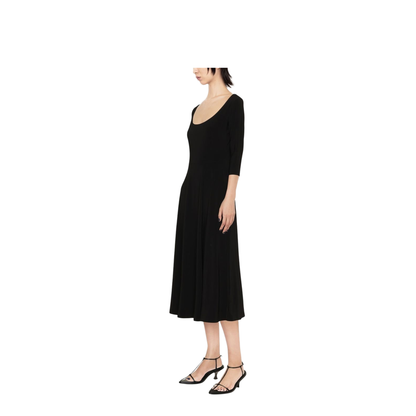 Flared Midi Dress