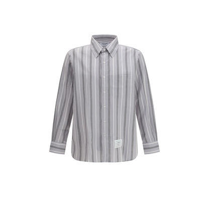 MAYFEYR - Thom Browne - Madras Striped Armband Shirt - MWL437OF1157