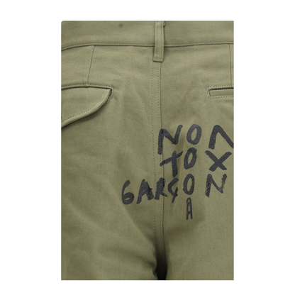 MAYFEYR - Comme Des Garcons - Cargo Shorts With Print - FQP504S26