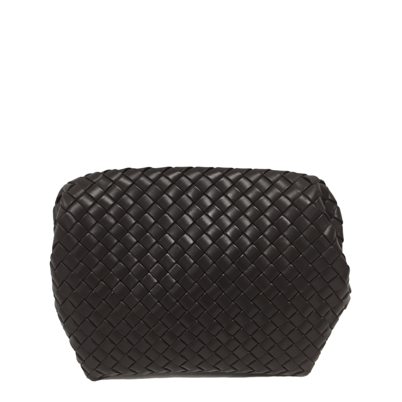 Padded Intrecciato Leather Briefcase