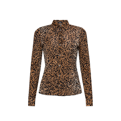 Shirt with animal motif