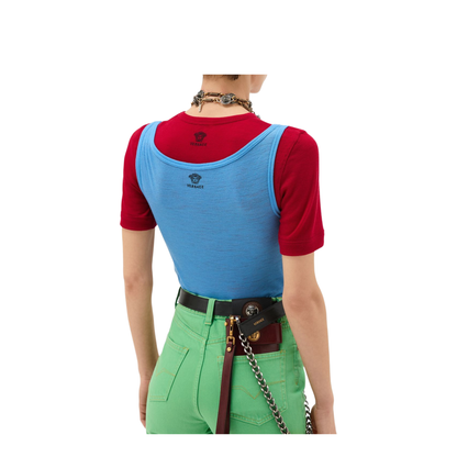 Women's Medusa Wool Tank Top Blue