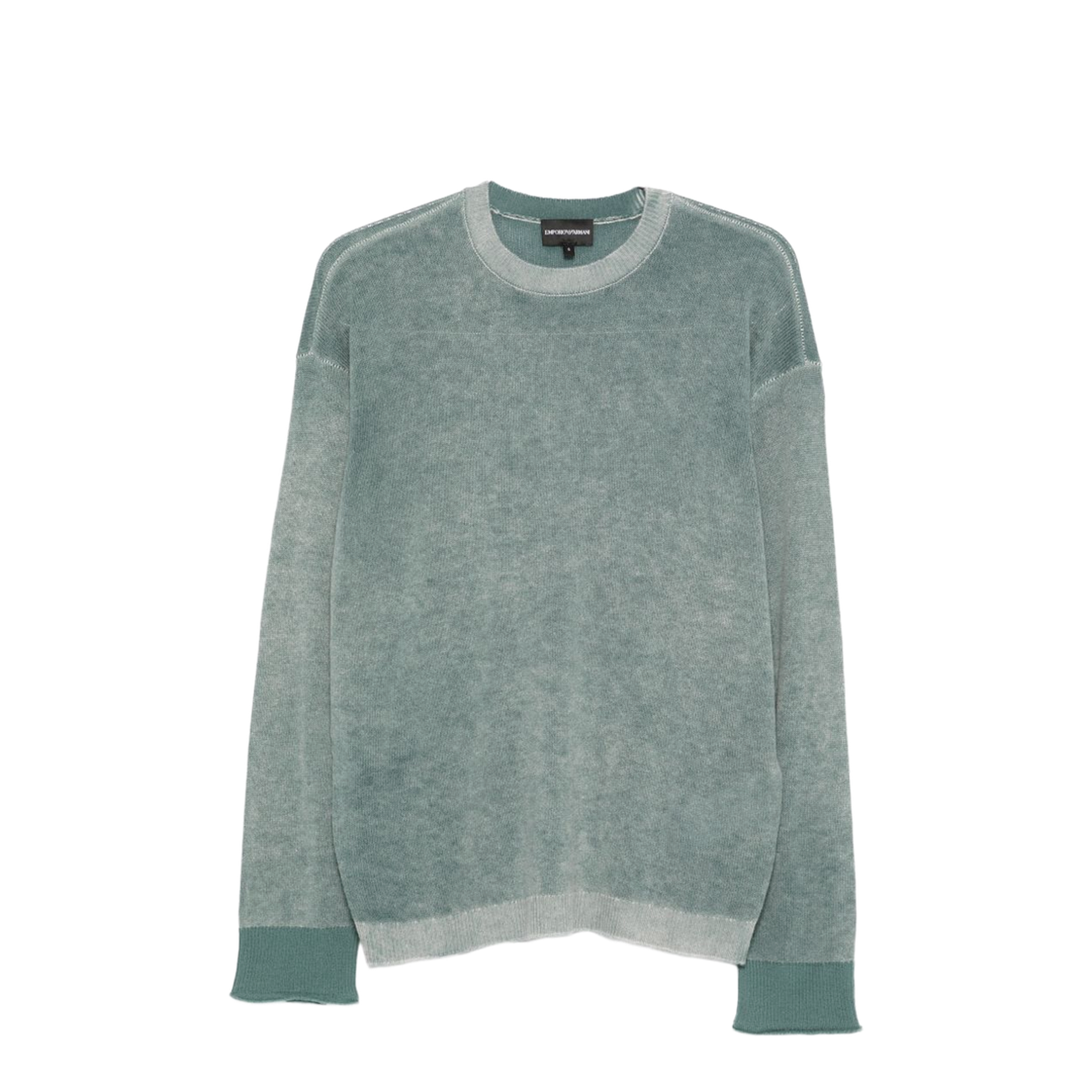 MAYFEYR - Emporio Armani - Clear Blue Sweaters - EM004623AF24414U9170