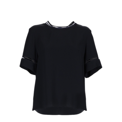 MAYFEYR - Fabiana Filippi - T Shirt With Transparent Details - TPD266F289L7755146