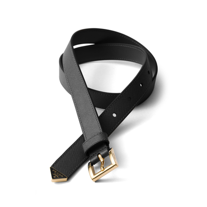 Black Leather Belt