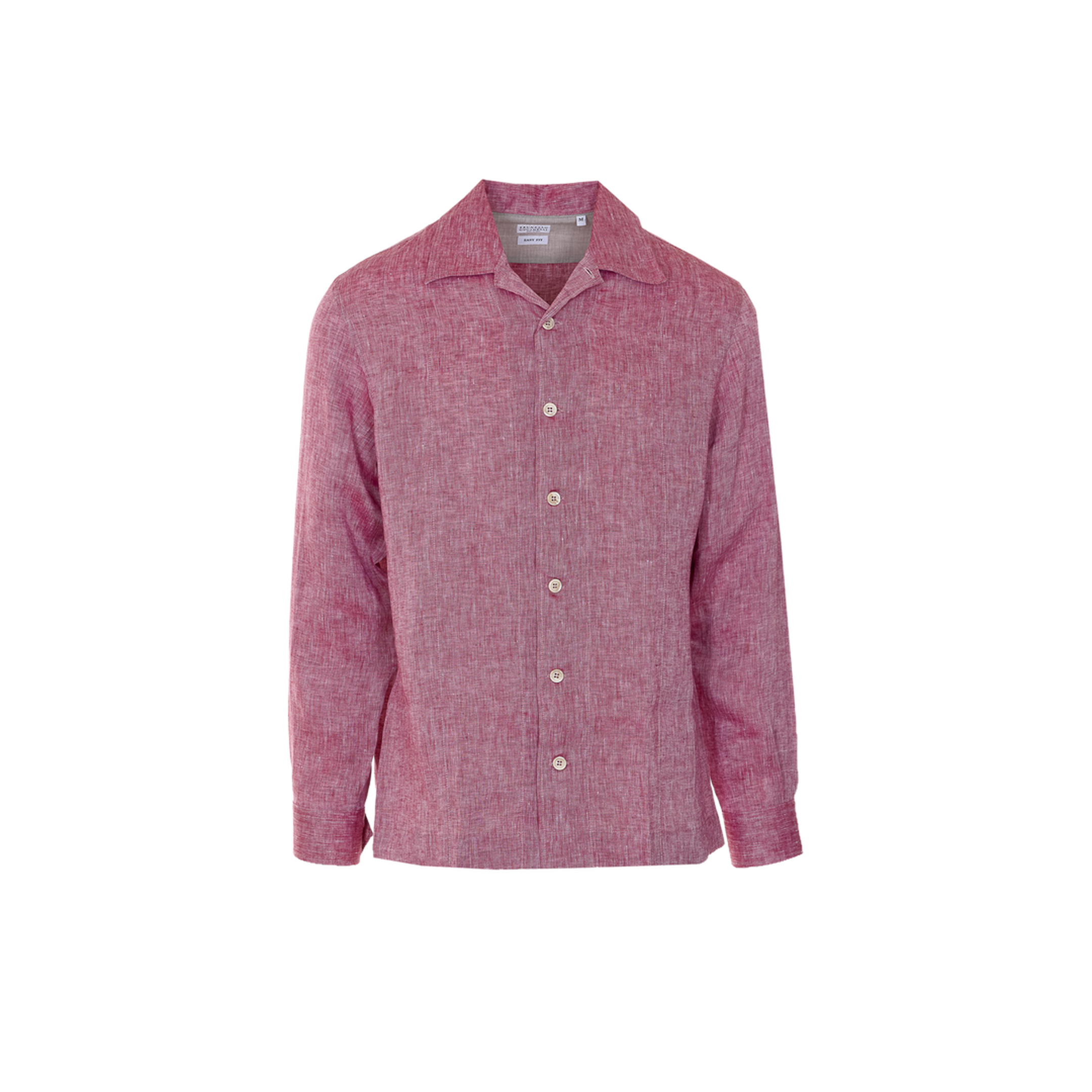 Men's Linen Shirt - Cherry