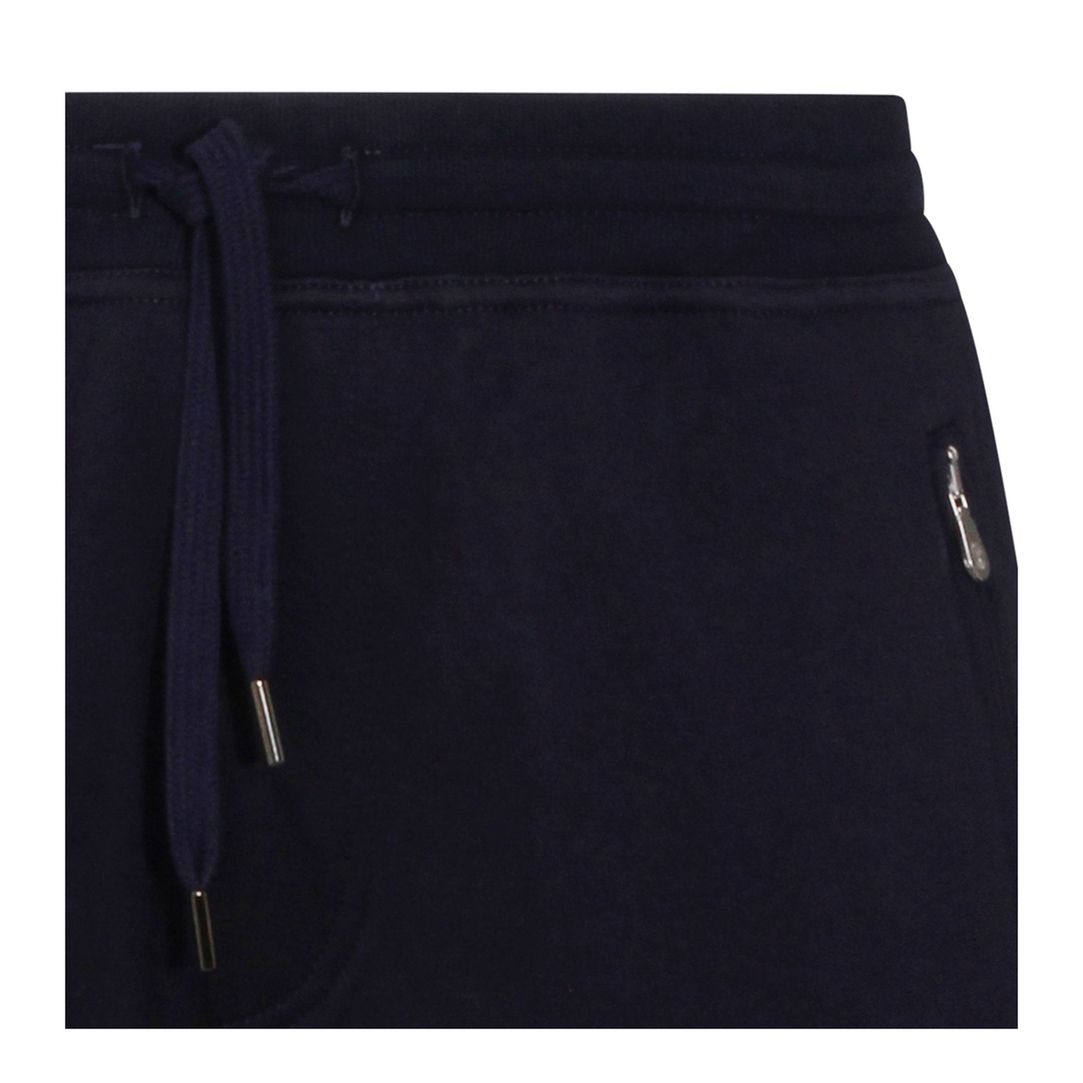 Techno Cotton Fleece Bermuda Shorts Black