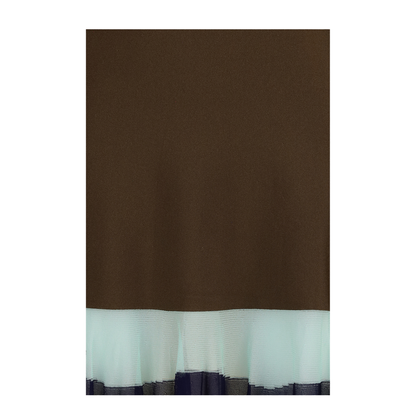 MAYFEYR - Fendi - Long Dress With Color-Striped Skirt - FZDE48AWIS