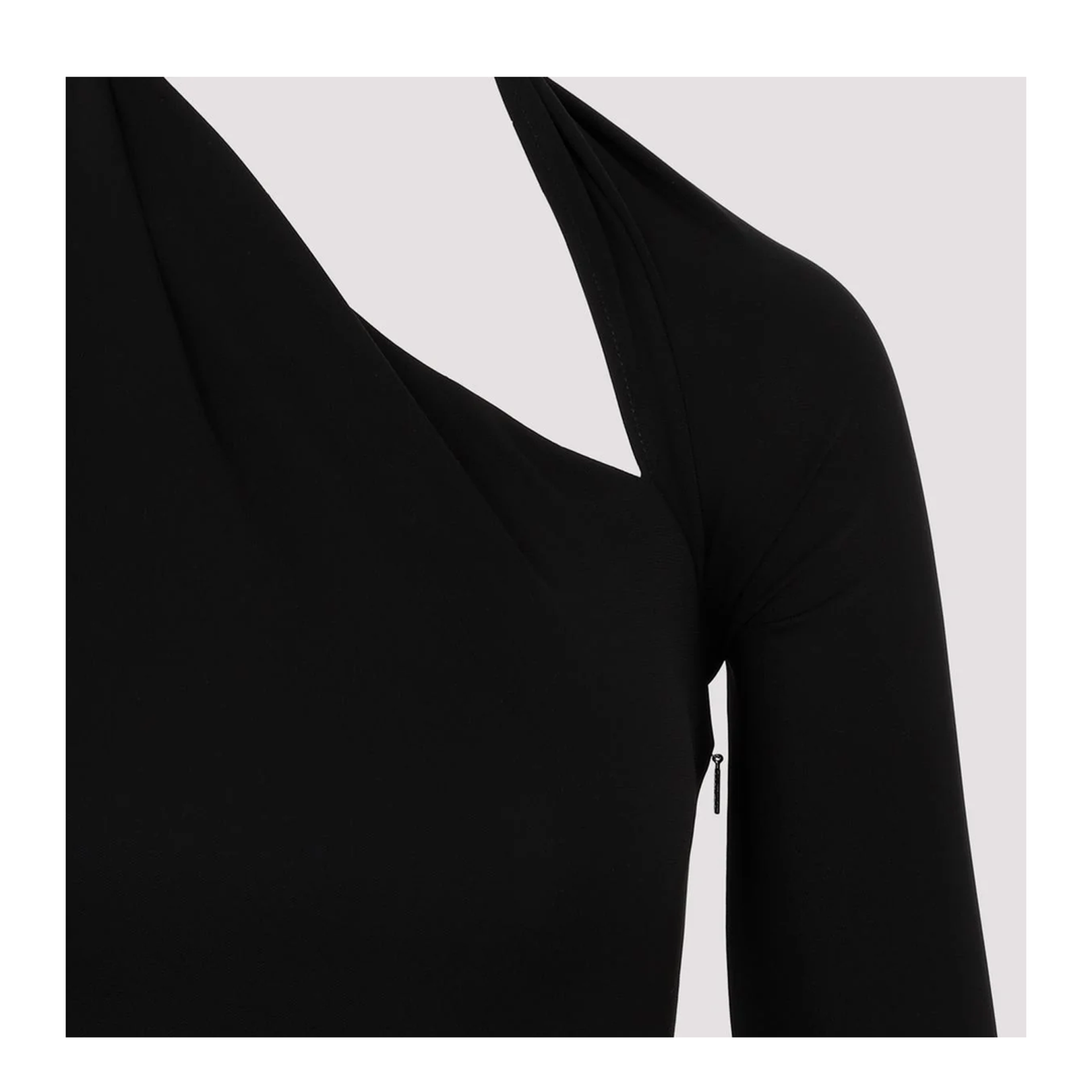 One-Shoulder Cut Out Midi Dress