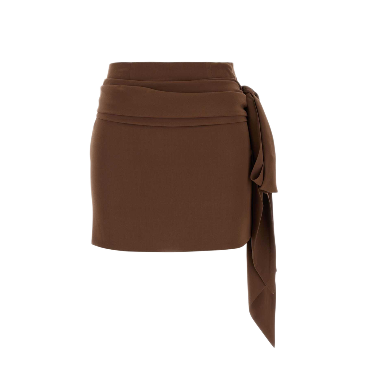 MAYFEYR - Prada - Brown Crepe Mini Skirt - P142WSOOO12L0F0HK4