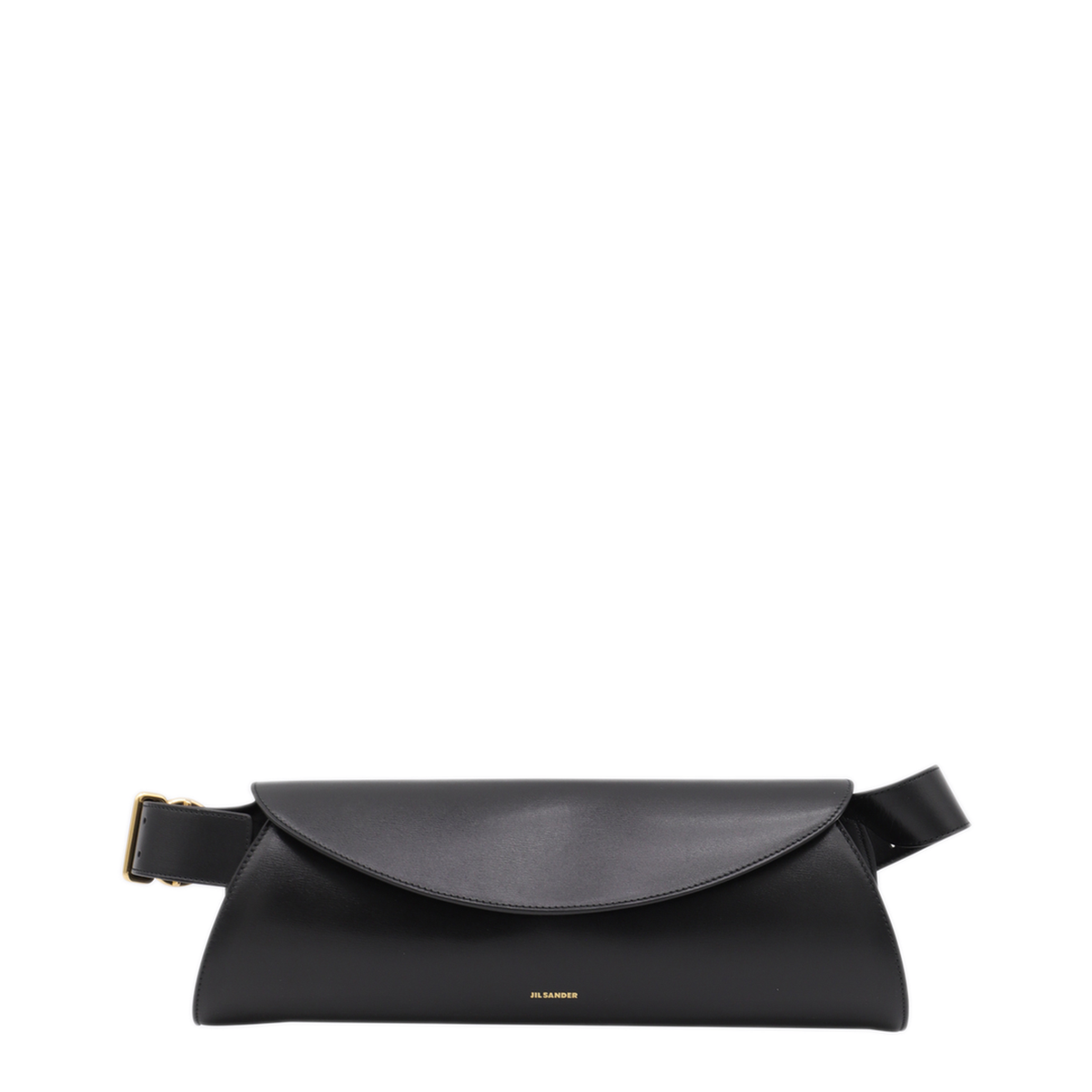 Cannolo Grande Calfskin Shoulder Bag - Black