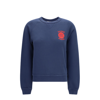 MAYFEYR - Kenzo - Paris Emblem Embroidered Cotton Sweatshirt - FG62SW2654MJ79