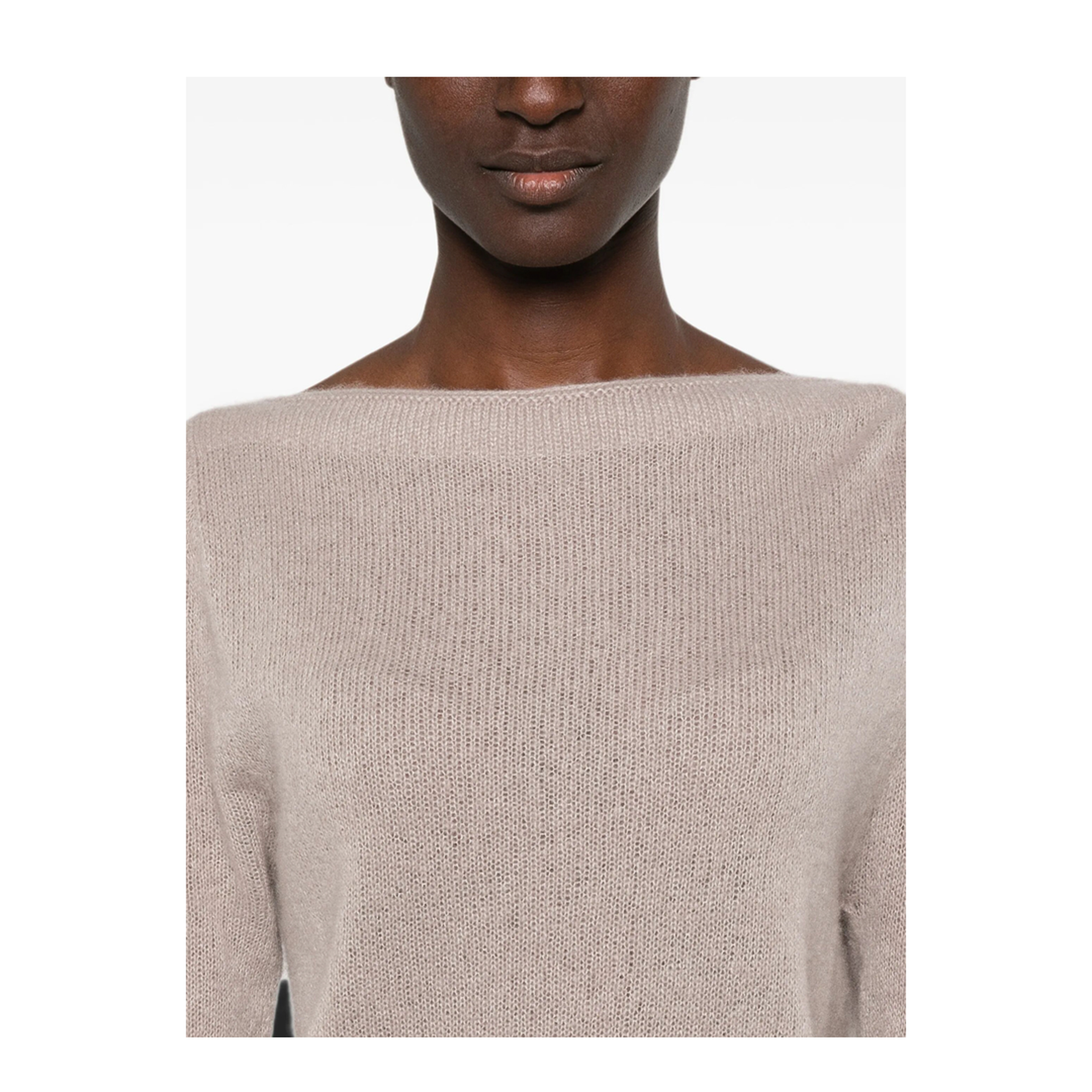 MAYFEYR - Tom Ford - Long Sleeve Boat Neck Knit With Metal Plaque - MAK1380YAX921