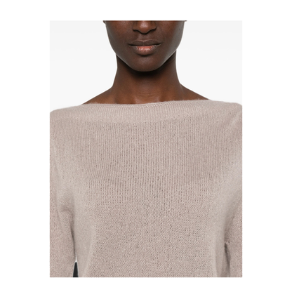 MAYFEYR - Tom Ford - Long Sleeve Boat Neck Knit With Metal Plaque - MAK1380YAX921