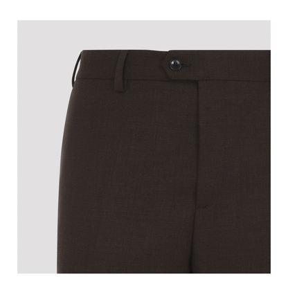 MAYFEYR - Paul Smith - Brown Wool Pants - M1RA185W0322968