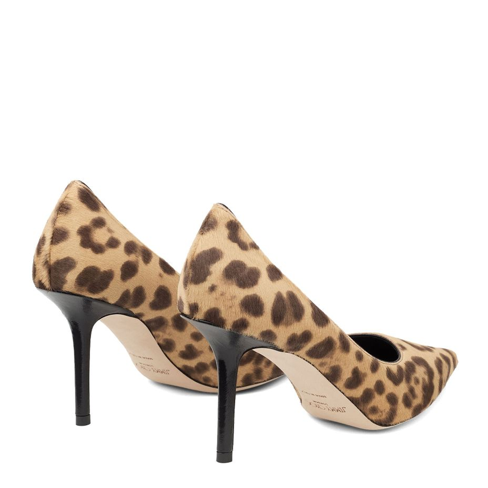 Natural Leopard Print Pony Pumps