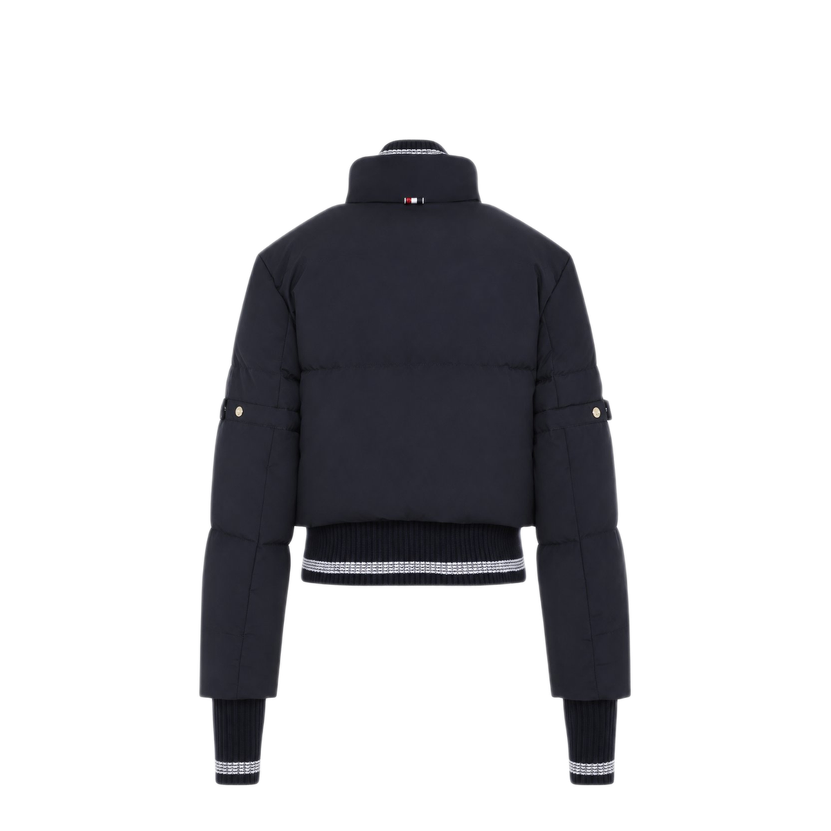 Cropped Downfilled Front Zip Jacket