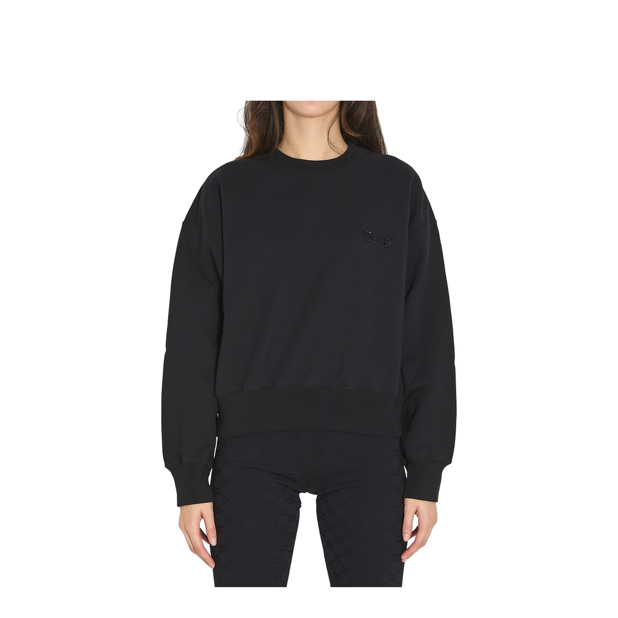 Long Sleeve Crew-Neck Boxy Sweater