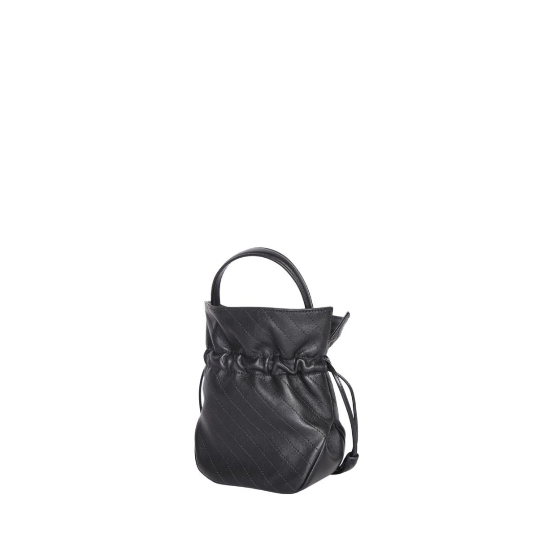 Blondie Mini Bucket Bag, Silver Hardware