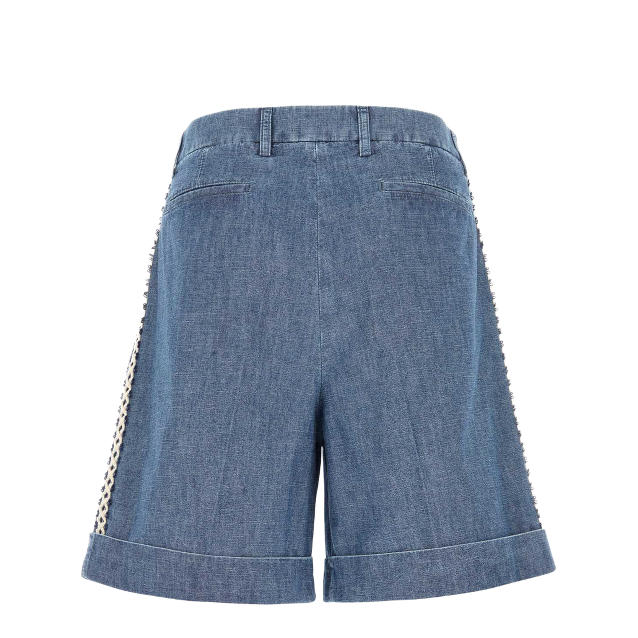 Denim Bermuda Shorts