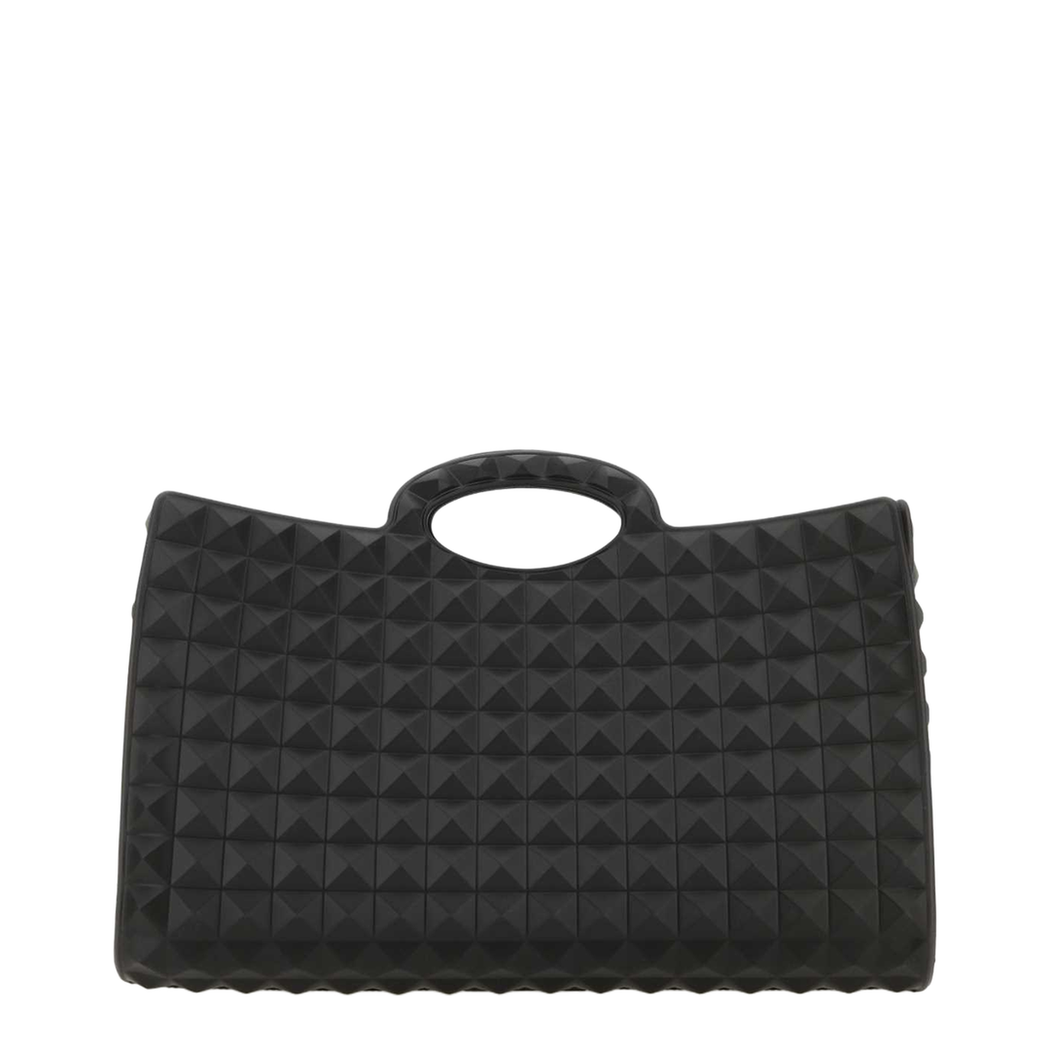 Black Rubber Le Troisième Shopping Bag