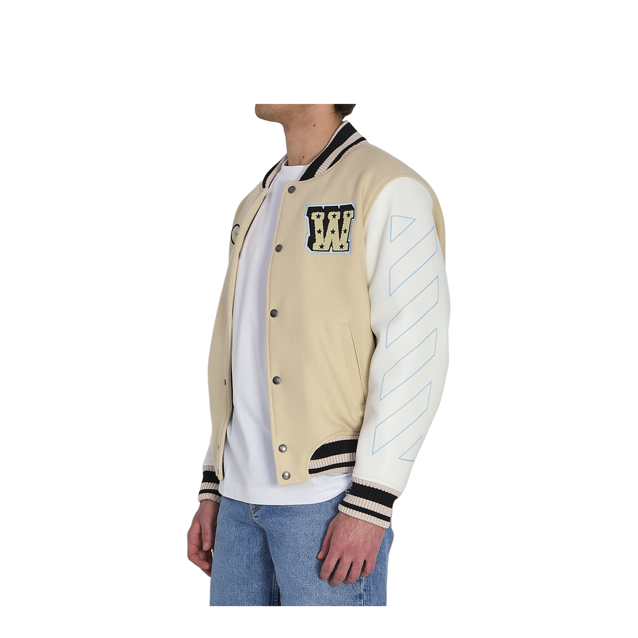 Varsity bomber jacket