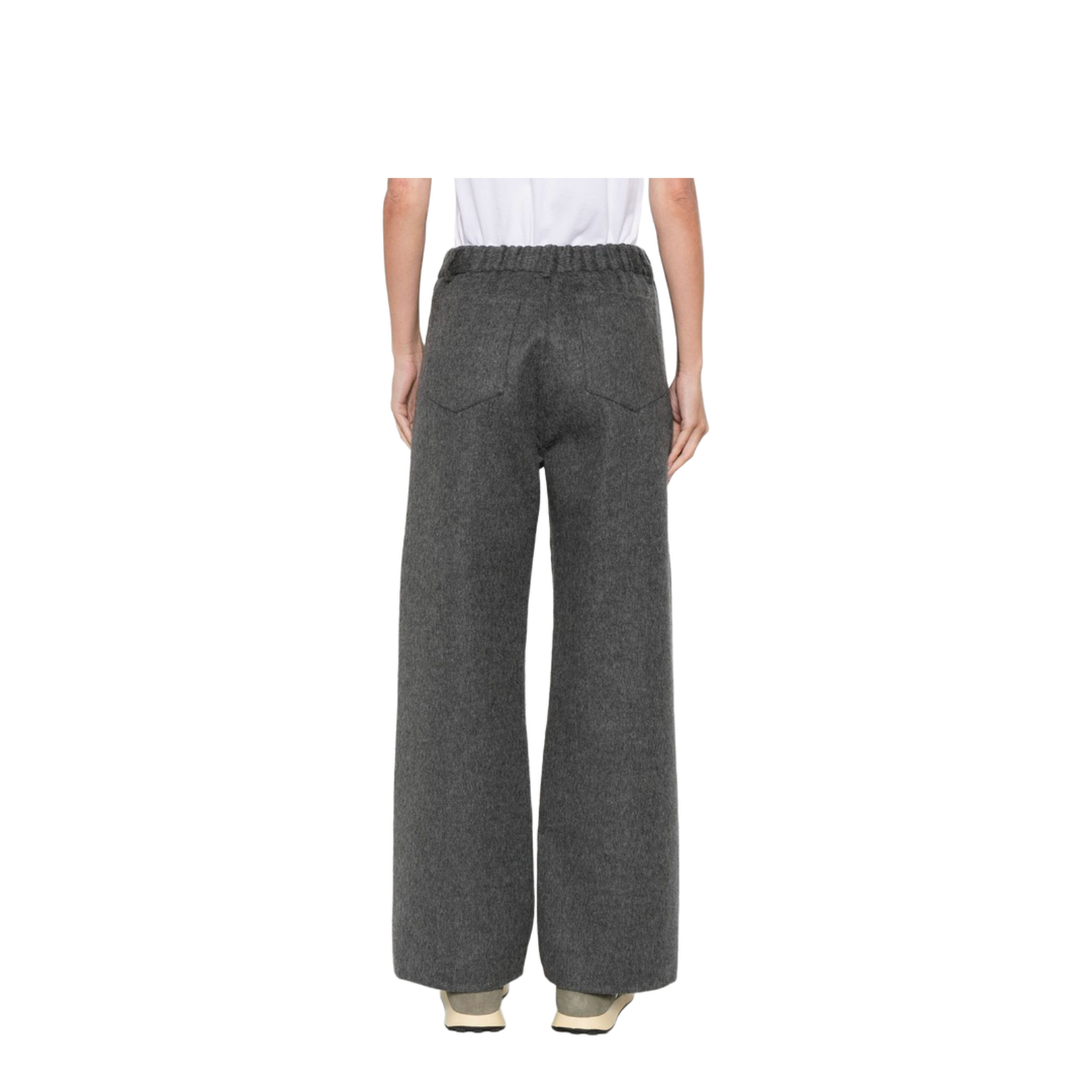 Wool Drawstring Trousers